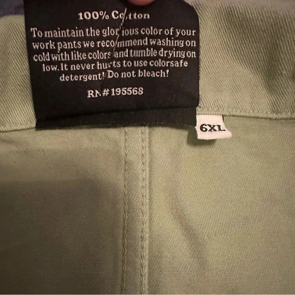 Big Bud Press Jumpsuit short sleeve light green size 6X - Picture 6 of 6